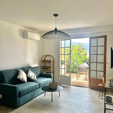 Appartement 2-4 Pers, Acces Direct Mer Casaglione Buitenkant foto