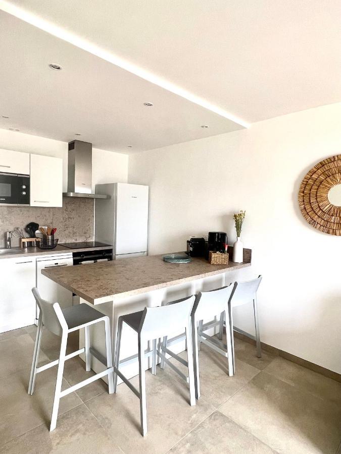 Appartement 2-4 Pers, Acces Direct Mer Casaglione Buitenkant foto