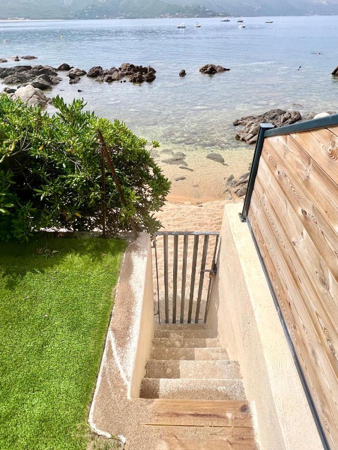 Appartement 2-4 Pers, Acces Direct Mer Casaglione Buitenkant foto